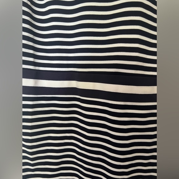 Draper James Striped Ponte Sheath Dress Medium - Picture 2 of 6